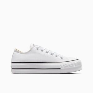Converse White Platform Sneakers
